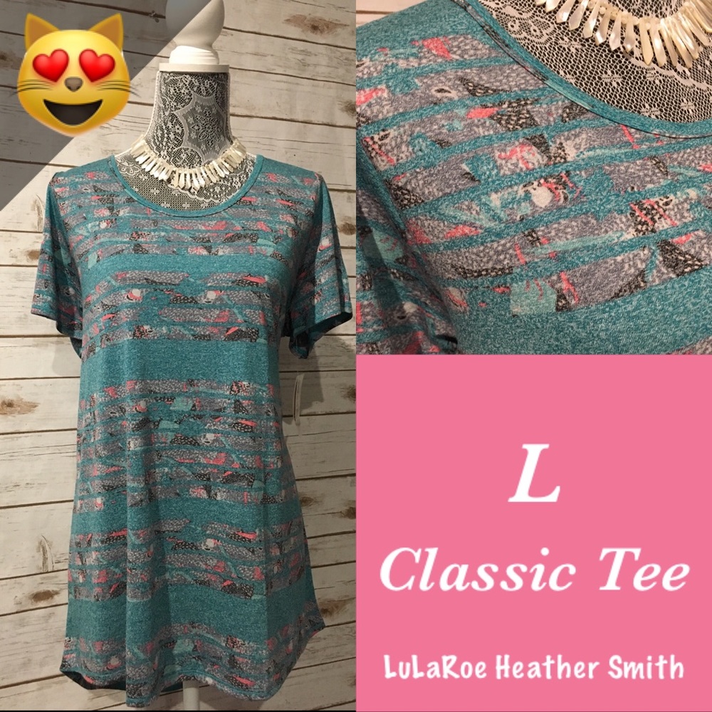 LuLaRoe Classic Tee, Large, NWT